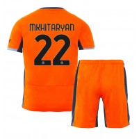 Dječji Nogometni Dres Inter Milan Henrikh Mkhitaryan #22 Rezervni 2023-24 Kratak Rukav (+ Kratke hlače)